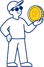 Client Solution Parking Bordeaux qui tient sa pièce Credipark dans la main
